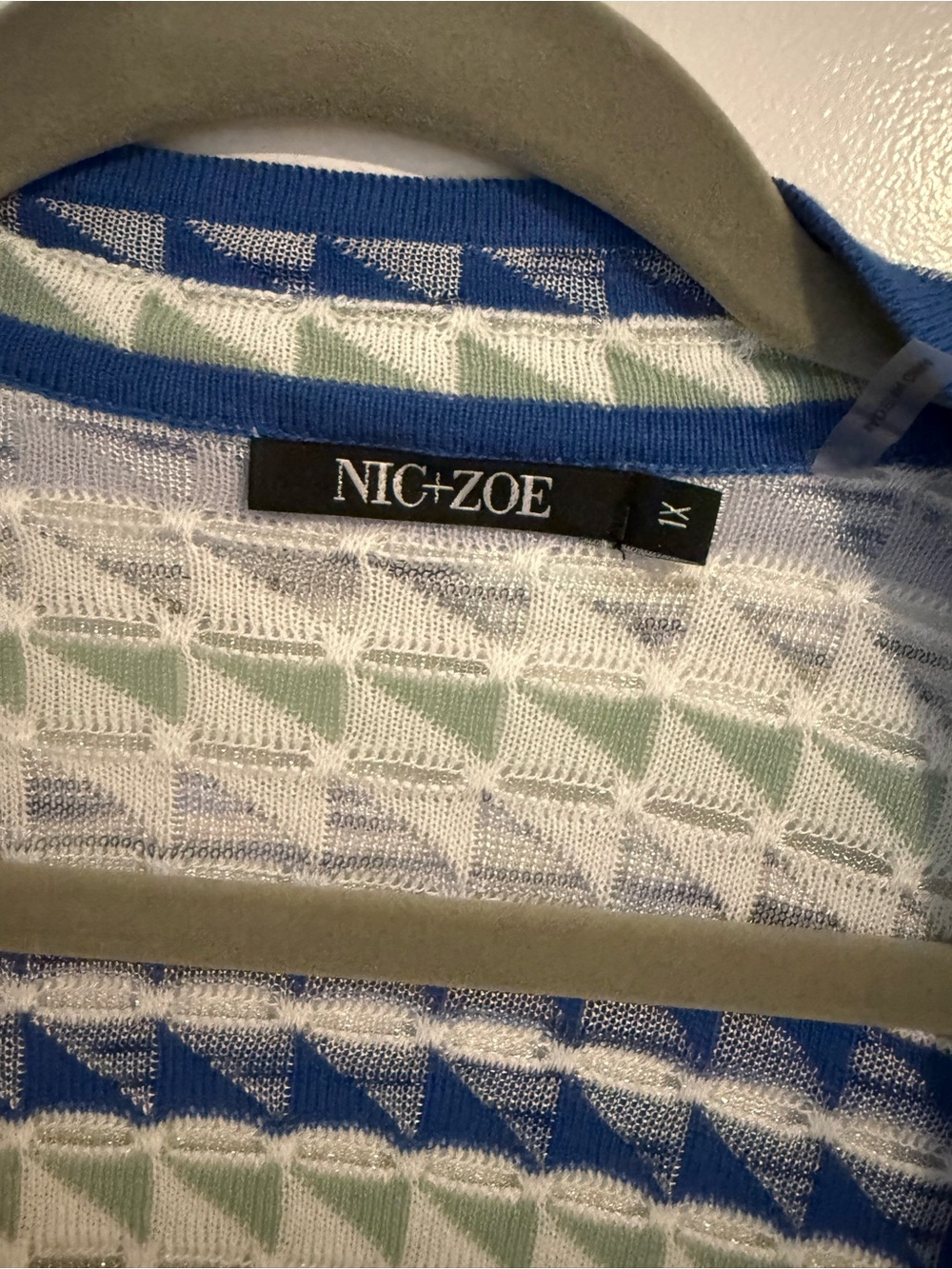 Nic + Zoe Open Front Cardigan Size 1x - Picture 4 of 5
